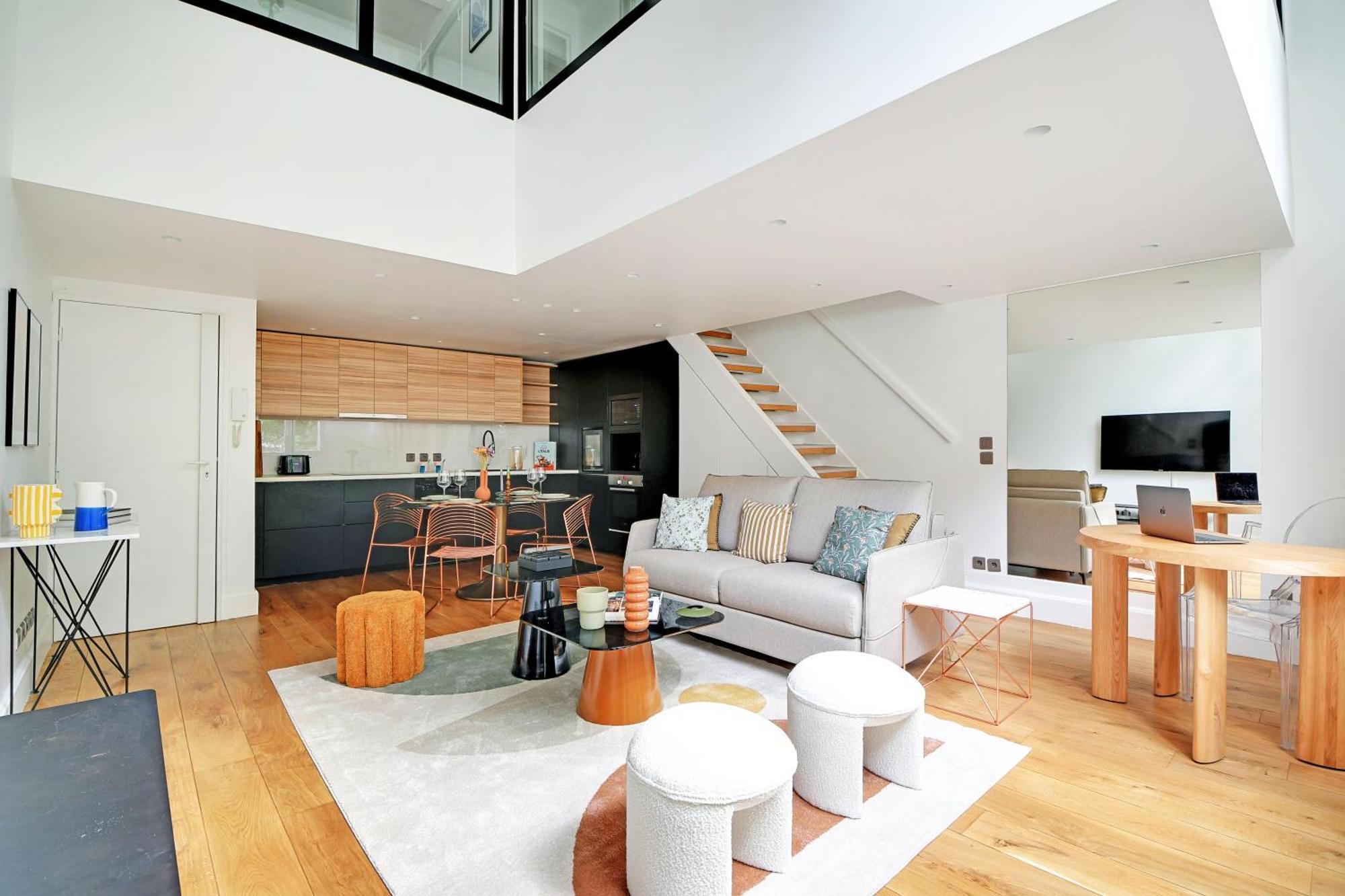 Amazing Loft 2Br - Eiffel Tower Lejlighed Paris Eksteriør billede